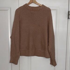 Revamped Dusty Pink Women's Crew Neck Sweater